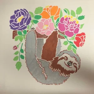Floral Sloth